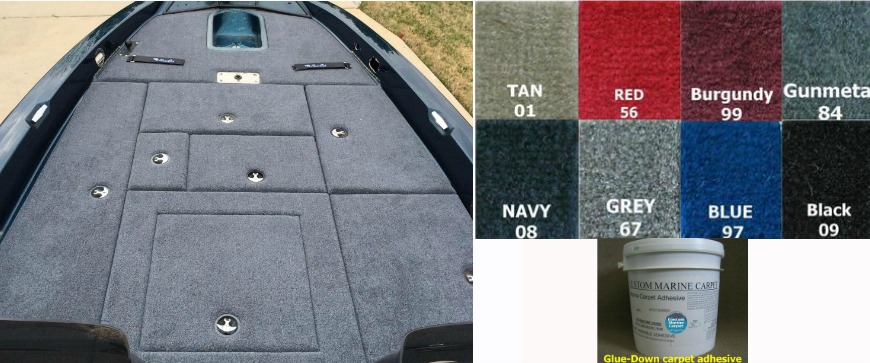 Snap-In Carpet by Custom Marine Carpet
